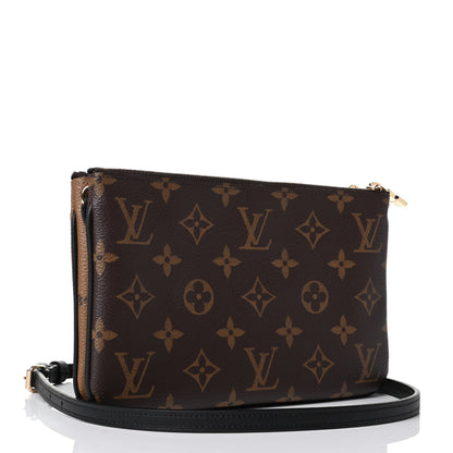 Louis Vuitton Reverse Monogram Giant Double Zip Pochette 2 of 5