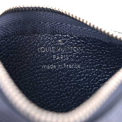 Louis Vuitton Metallic Empreinte Monogram Giant Key Pouch Navy Nacre 6 of 8