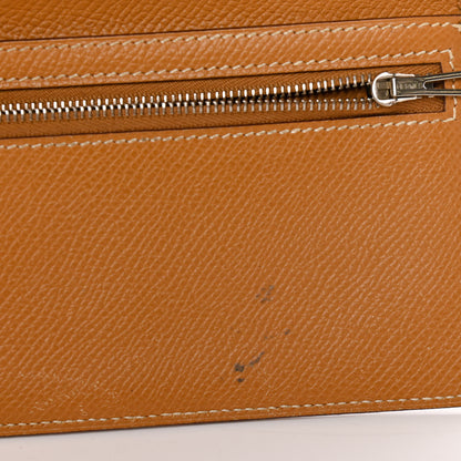 Hermes Epsom Bearn Gusset Wallet Gold 15 of 16