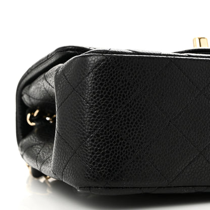 Chanel Caviar Quilted Mini Square Flap Black 8 of 10
