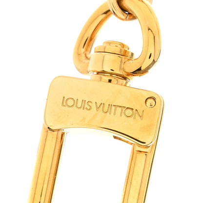 Louis Vuitton Enamel Iconic Speedy Bag Charm Chain Gold 3 of 5