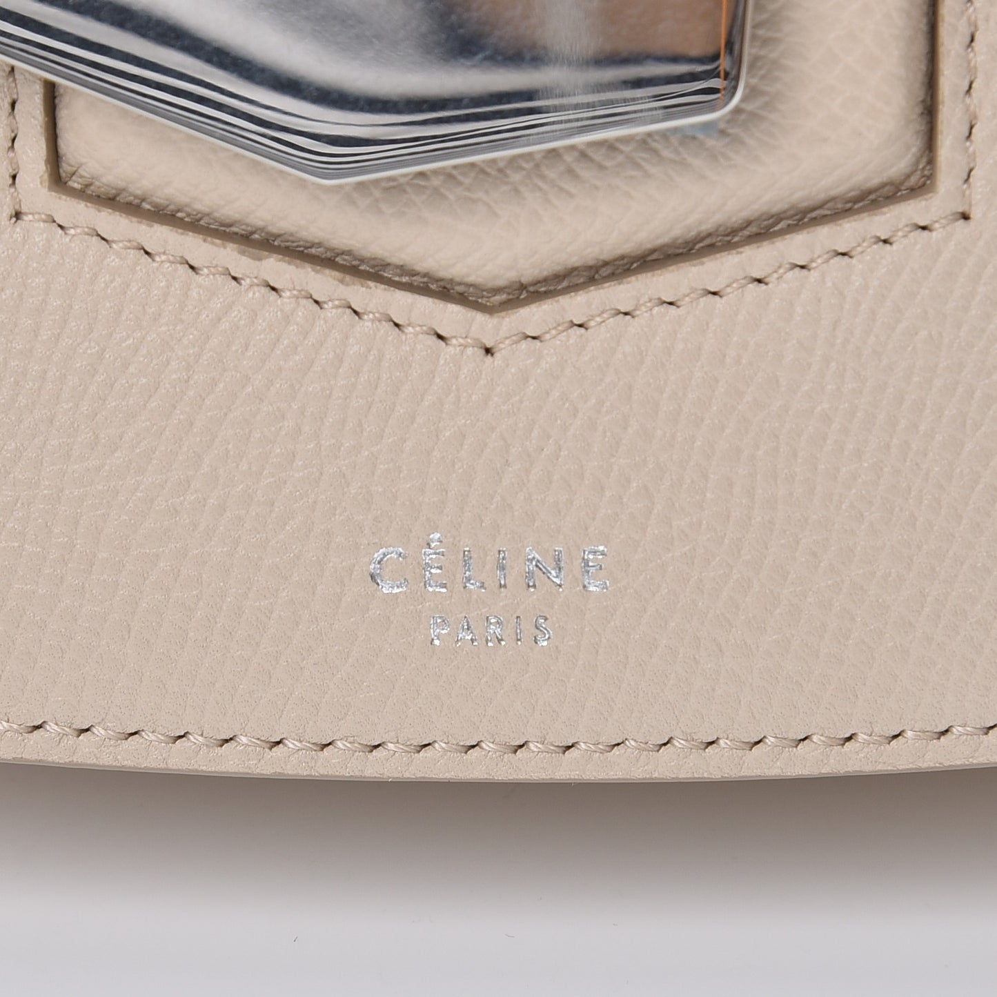 Grained Calfskin Compact Trotteur Ballerina