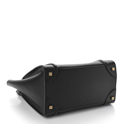 Celine Smooth Calfskin Mini Luggage Black 4 of 8