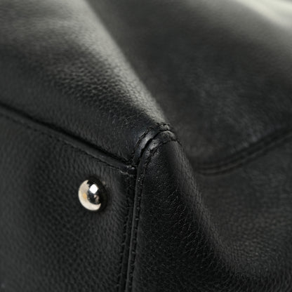 Chanel Calfskin Cerf Executive Shopper Tote Black 8 of 33