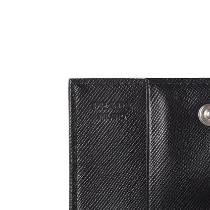 Prada Tessuto Nylon Card Holder Black 6 of 8
