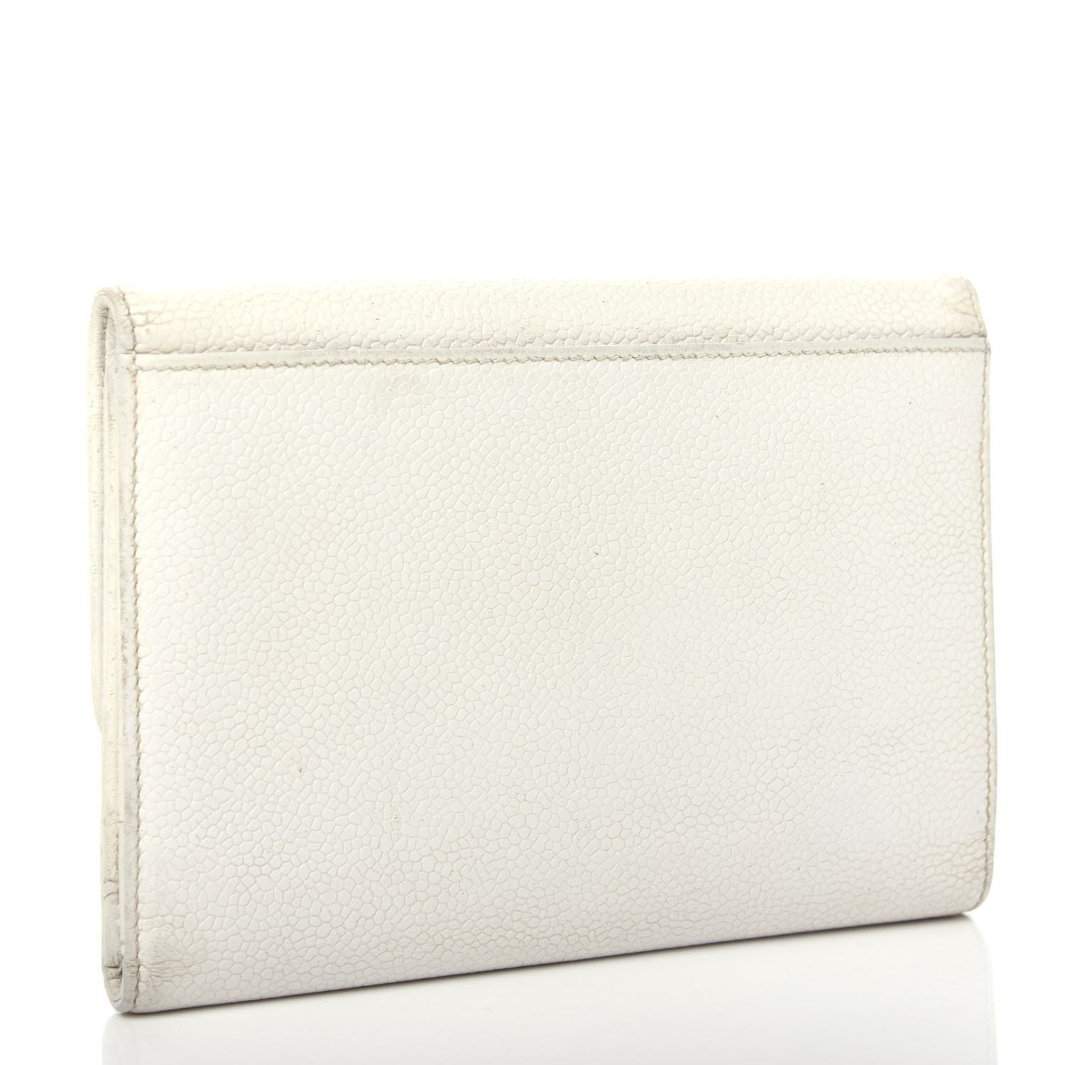 Chanel Caviar Timeless CC Wallet White 3 of 8