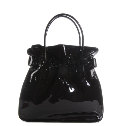 Valentino Garavani Patent Histoire Tote Black 1 of 8