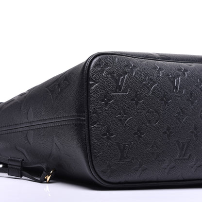 Louis Vuitton Empreinte Monogram Giant Neverfull MM Black 7 of 8