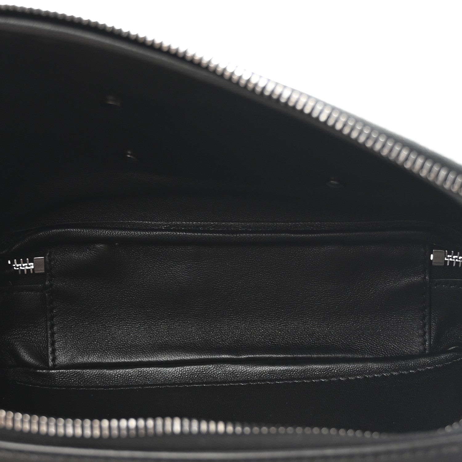 Valentino Garavani Calfskin Lacquered Vlogo Crossbody Bag Black 5 of 9