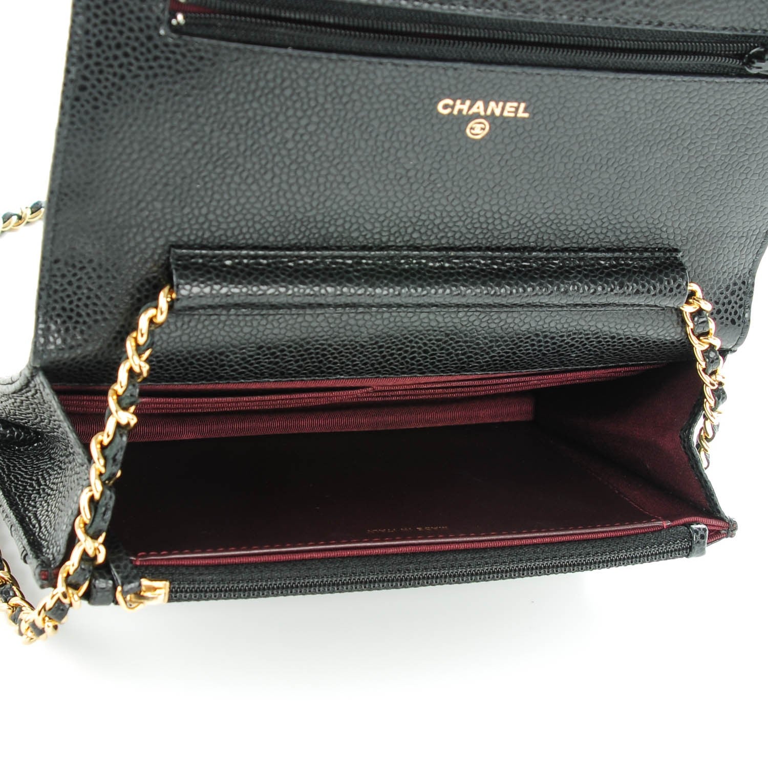 Chanel Caviar Quilted Wallet On Chain WOC Black 5 of 8