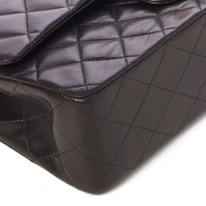 Chanel Lambskin Quilted Medium Double Flap Dark Brown 5 of 9