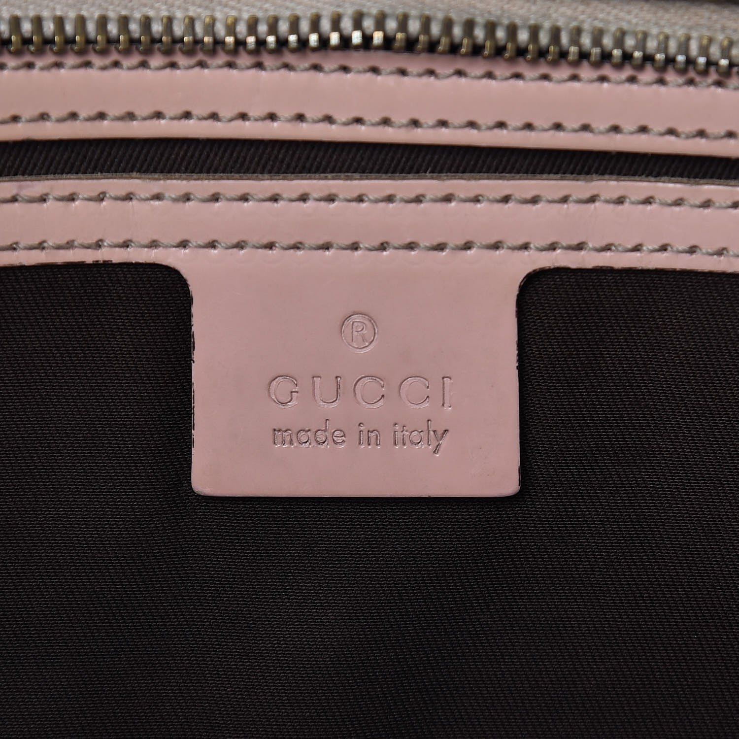 Gucci GG Supreme Monogram Medium Zippered Shopping Tote Pink 6 of 15