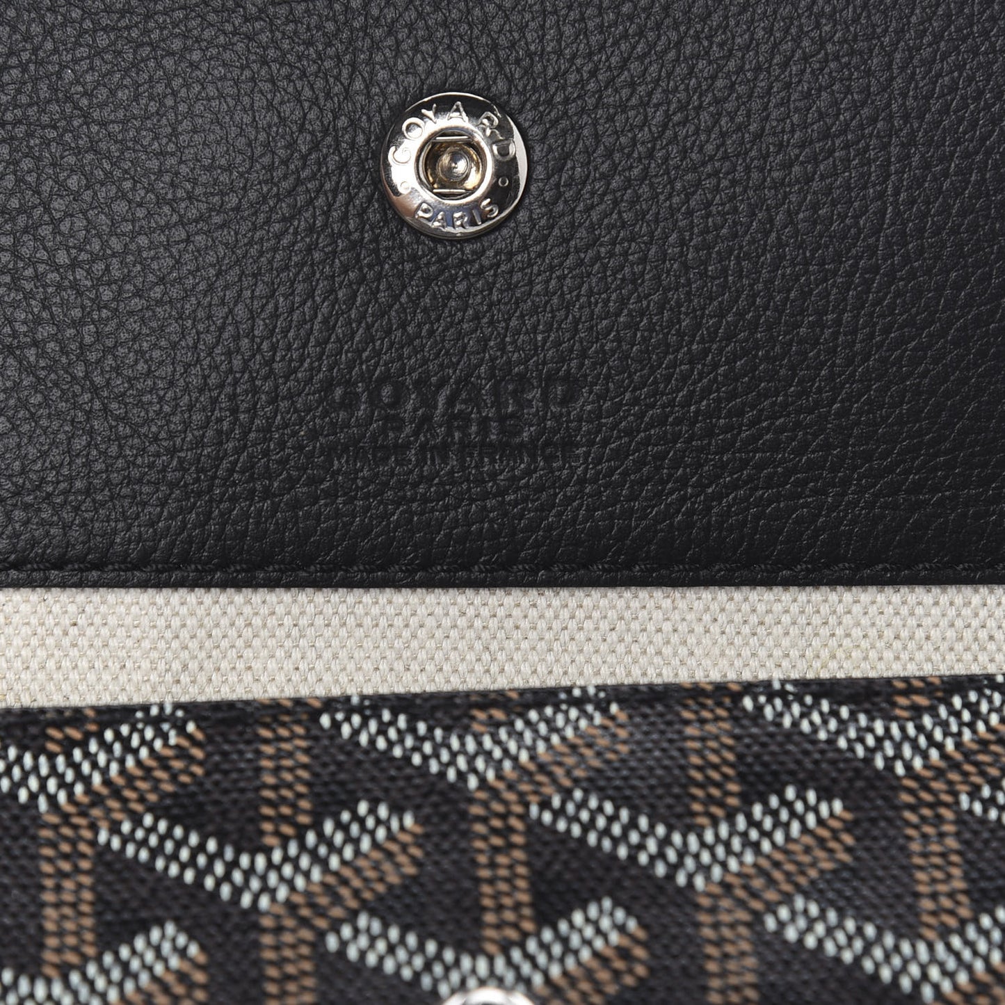 Goyardine Pouch Black