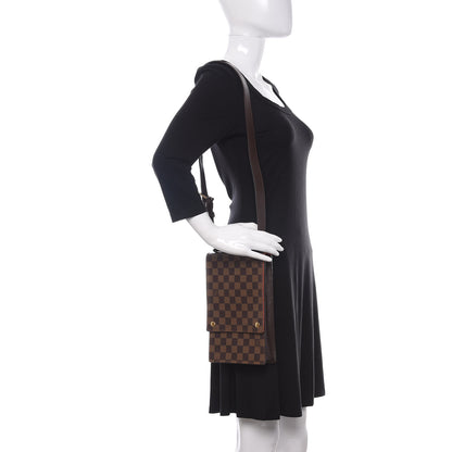 Louis Vuitton Damier Ebene Portobello Travel Shoulder Bag 2 of 11