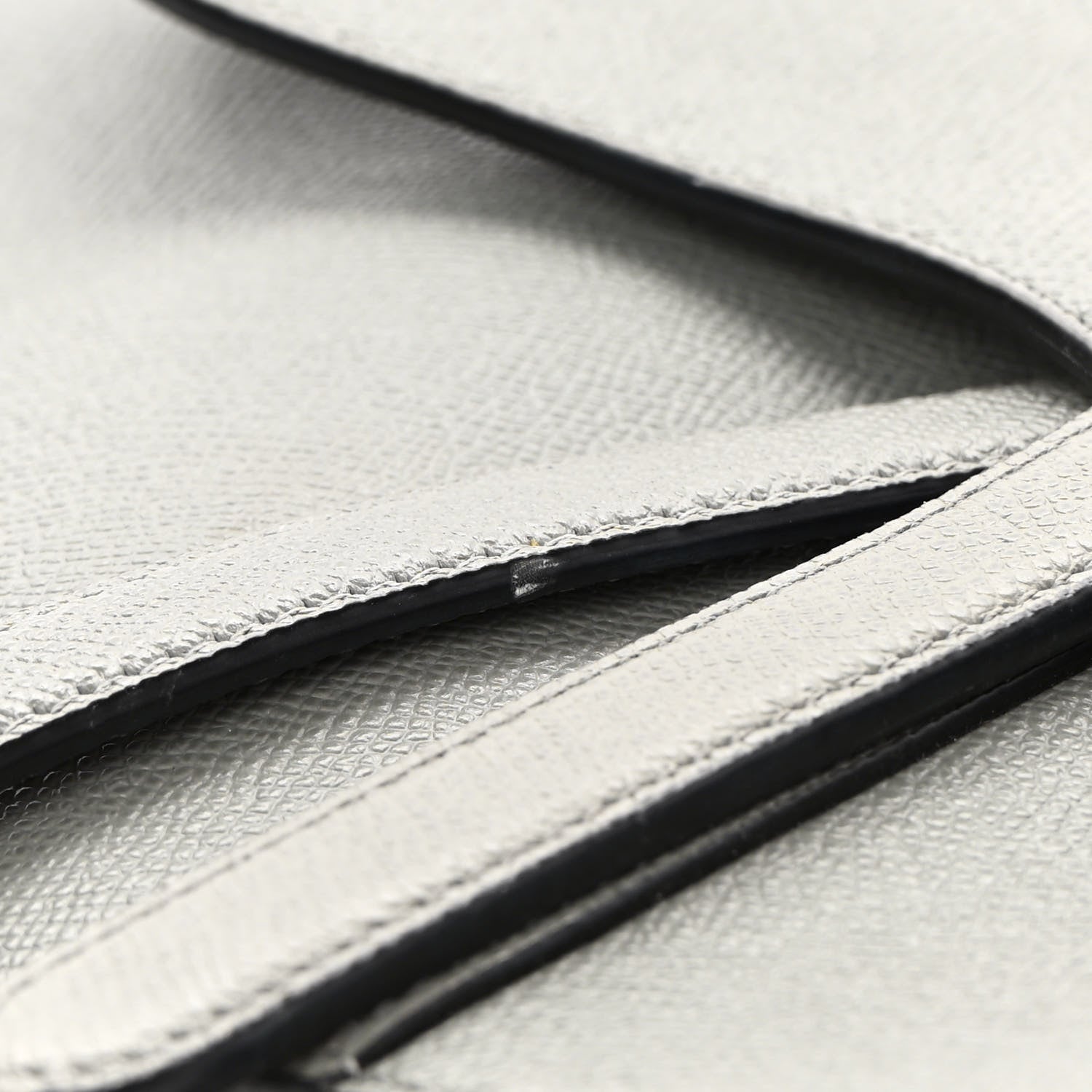Christian Dior Grained Calfskin Saddle Bag Grey 11 of 11