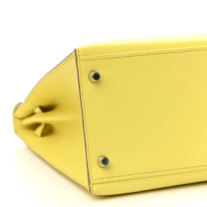 Hermes Epsom Kelly Sellier 35 Lime 10 of 16