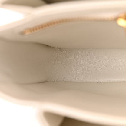 Celine Shiny Calfskin Medium Triomphe White 11 of 18