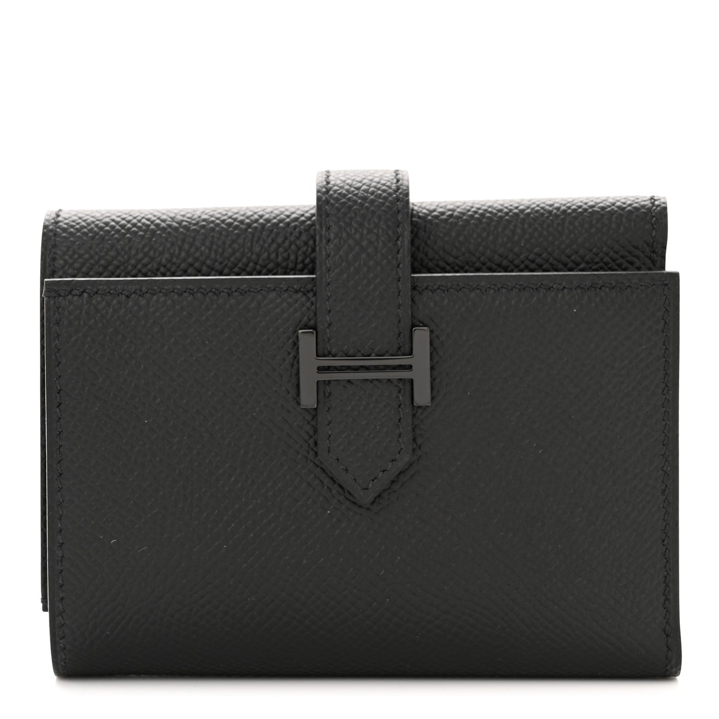 Epsom Tri-Fold Compact Monochrome Bearn Wallet Black