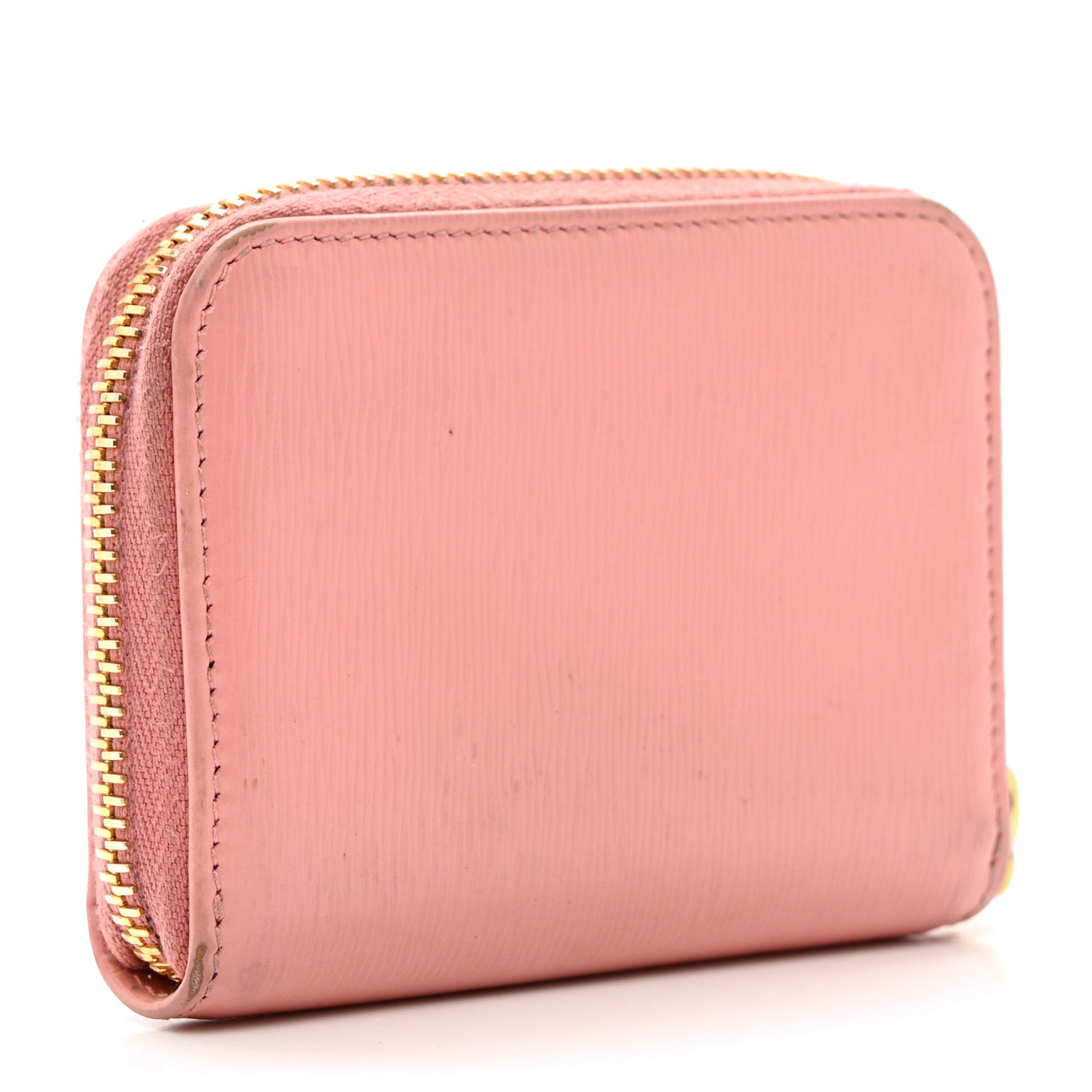 Prada Vitello Move Zip Coin Purse Petalo 3 of 8