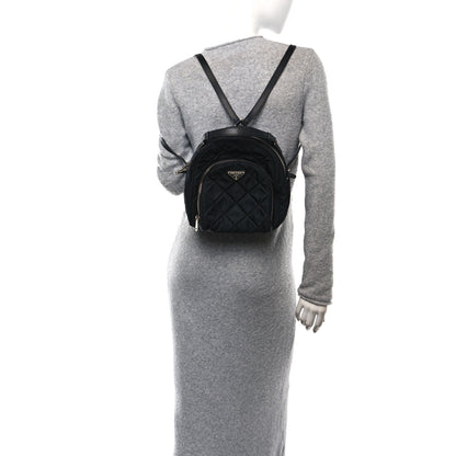Prada Nylon Tessuto Impuntu Quilted Backpack Black 2 of 13