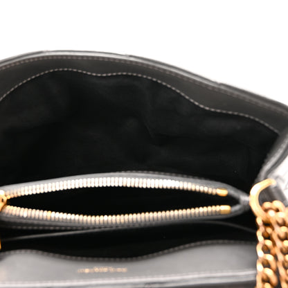 Saint Laurent Calfskin Y Quilted Monogram Small Loulou Chain Satchel Storm 5 of 10