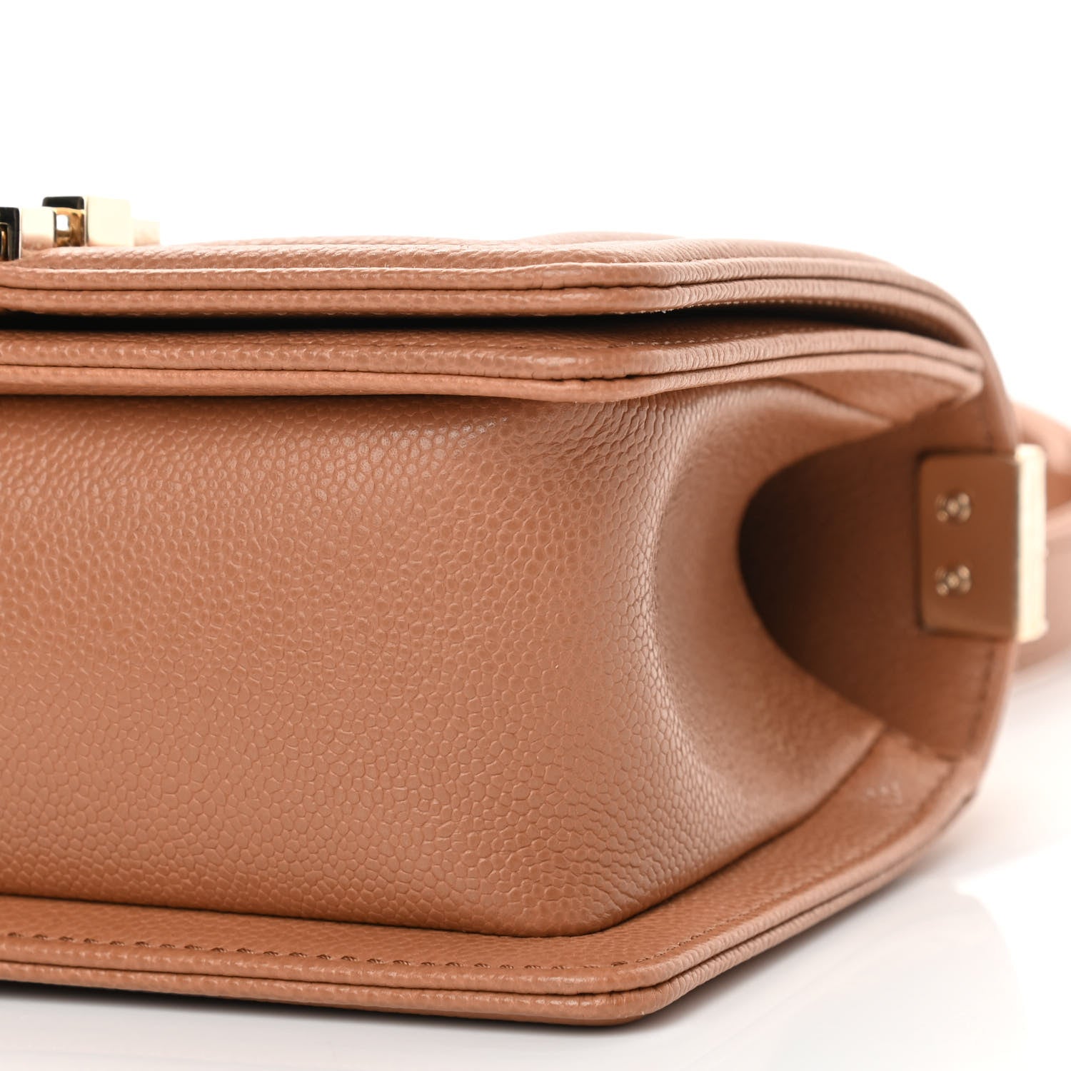 Chanel Caviar Quilted Small Boy Flap Brown 10 of 10