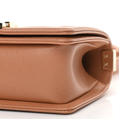 Chanel Caviar Quilted Small Boy Flap Brown 10 of 10