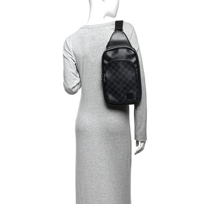 Louis Vuitton Damier Graphite Avenue Sling Bag NM 2 of 9
