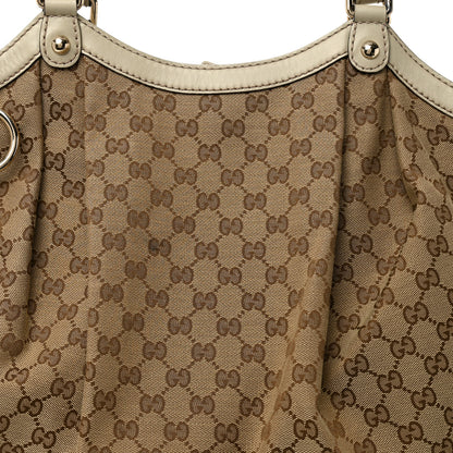 Gucci Monogram Large Sukey Tote Off White 8 of 13