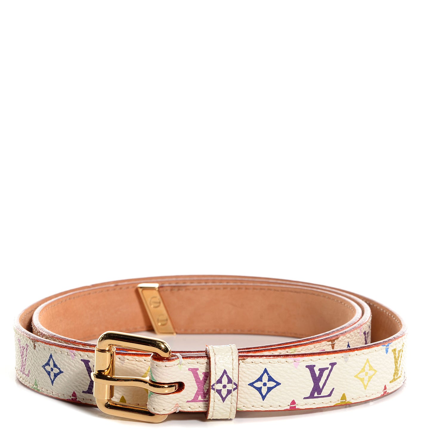 Monogram Multicolor Belt 90 36 White