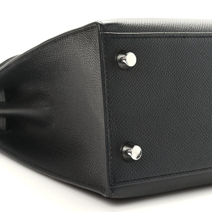 Hermes Epsom Kelly Sellier 25 Black 8 of 10