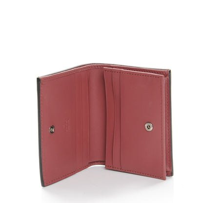Gucci GG Supreme Monogram Blooms Card Case Beige Multicolor Dry Rose 5 of 8