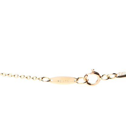 Tiffany 18K Rose Gold Diamond .17ct Elsa Peretti Diamonds by the Yard Pendant Necklace 7 of 8