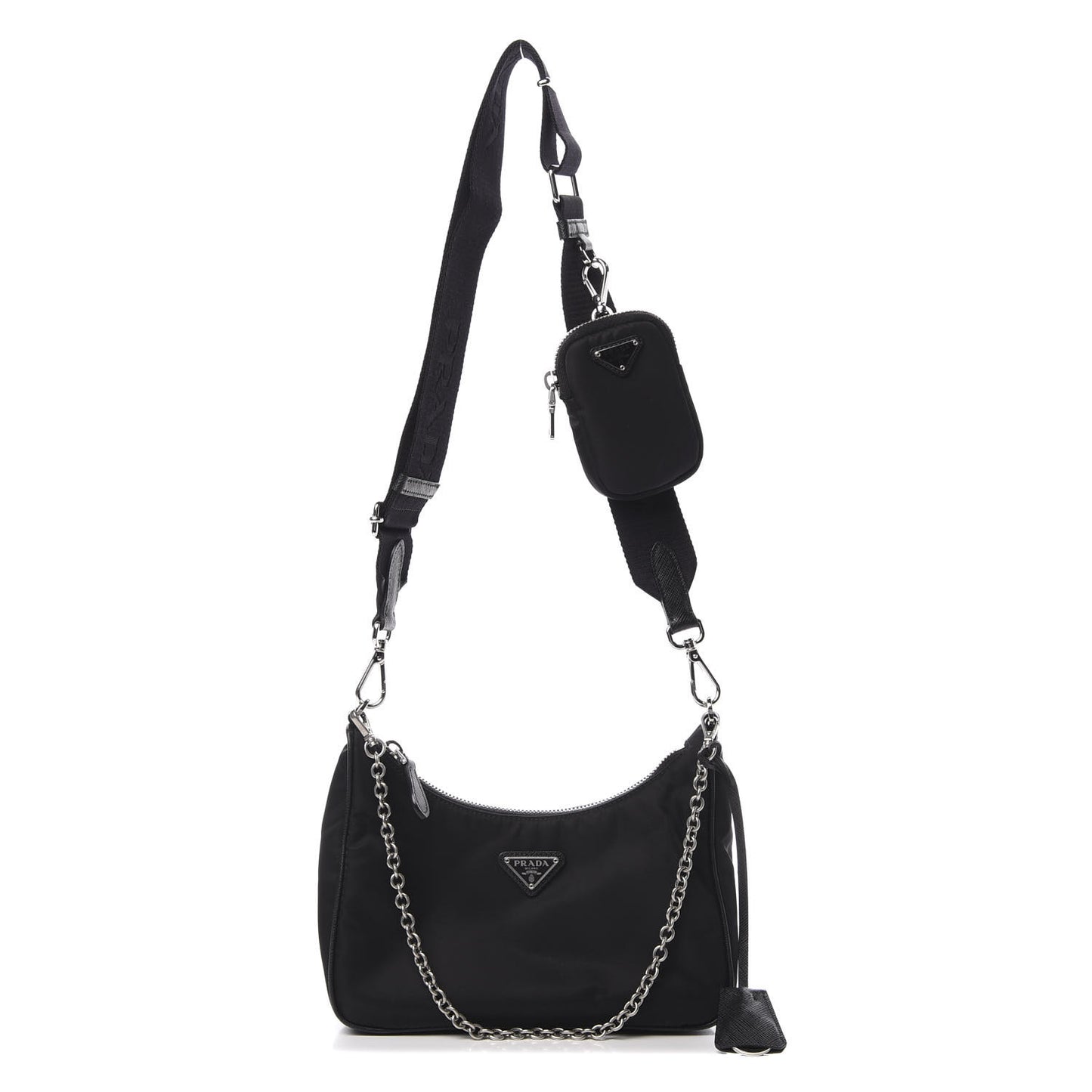 Nylon Re-Edition 2005 Shoulder Bag Black