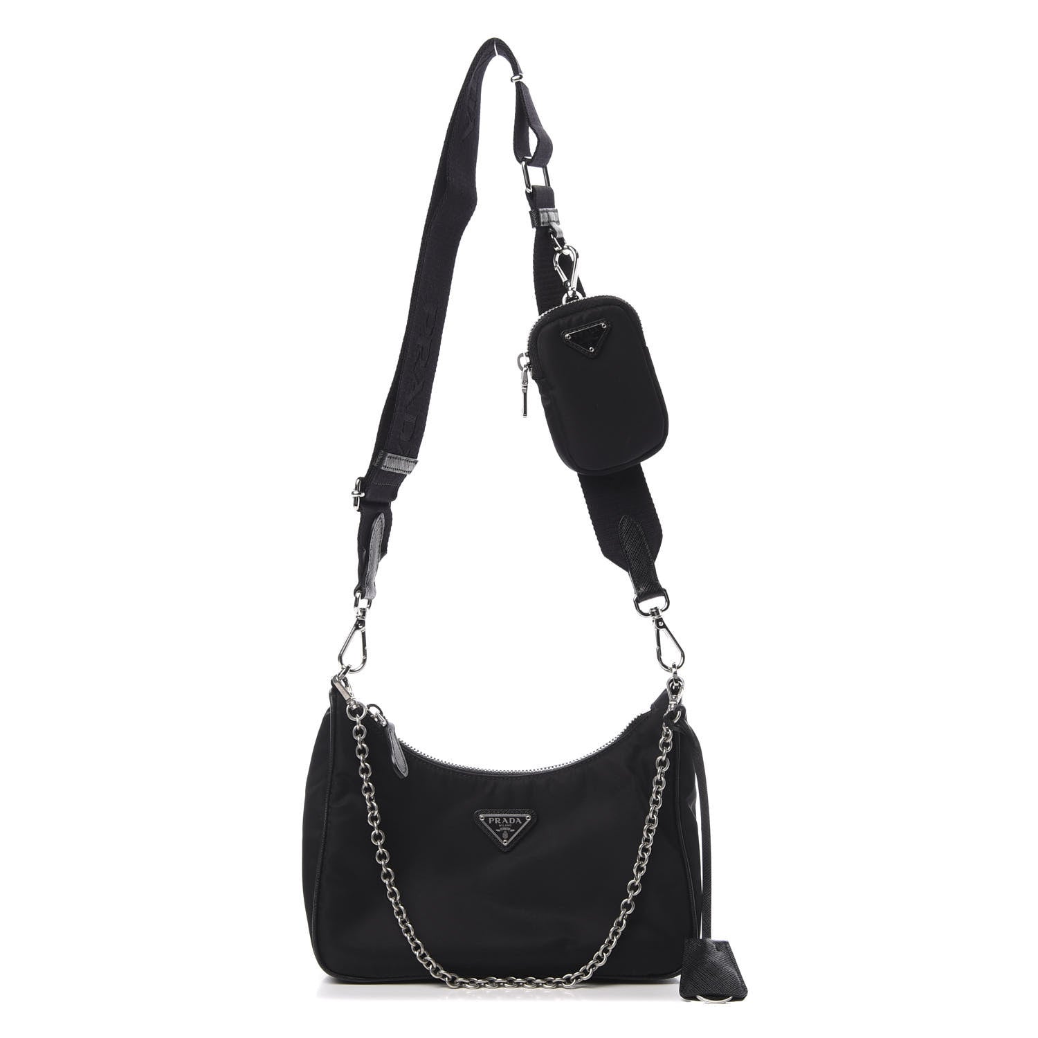 Prada Nylon Re-Edition 2005 Shoulder Bag Black 1 of 11