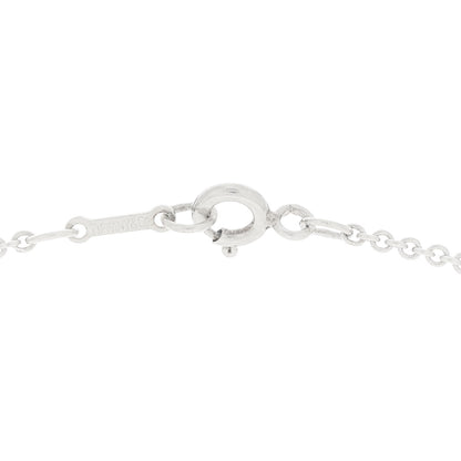 Tiffany Sterling Silver Pearl Elsa Peretti Mesh Pendant Necklace 4 of 6