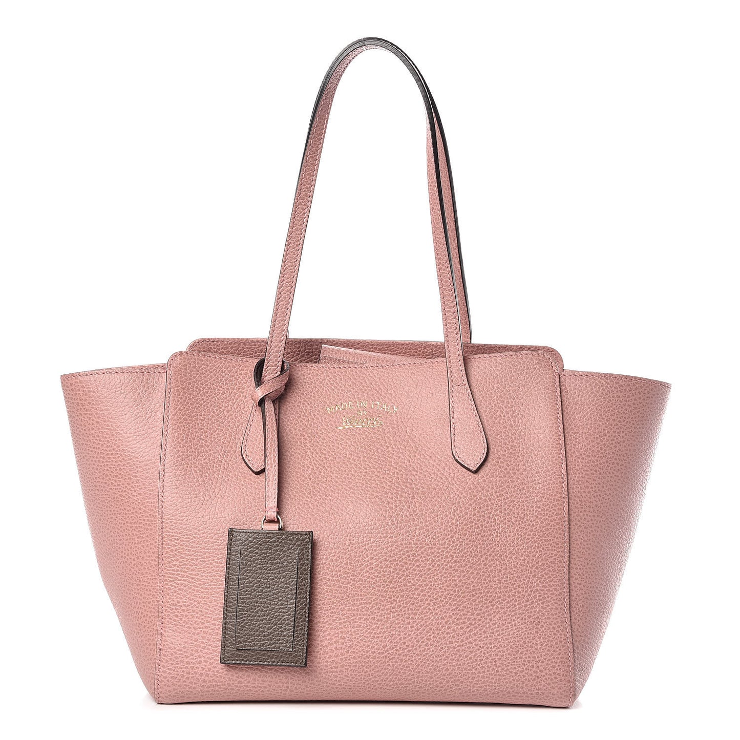 Dollar Calfskin Small Swing Tote Soft Pink
