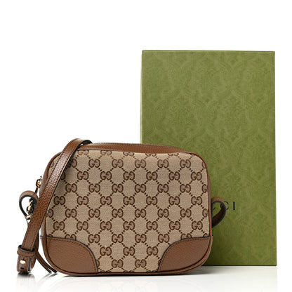 Gucci Monogram Mini Bree Messenger Bag Beige Tabacco 11 of 11