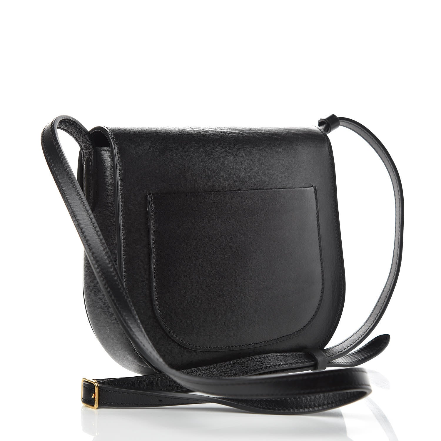 Celine Palmelato Calfskin Small Trotteur Black 3 of 7