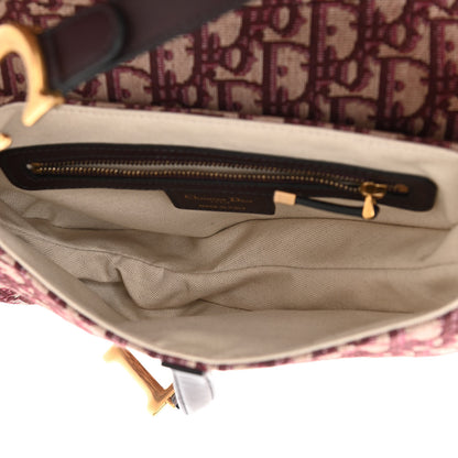 Christian Dior Oblique Saddle Bag Bordeaux 4 of 7