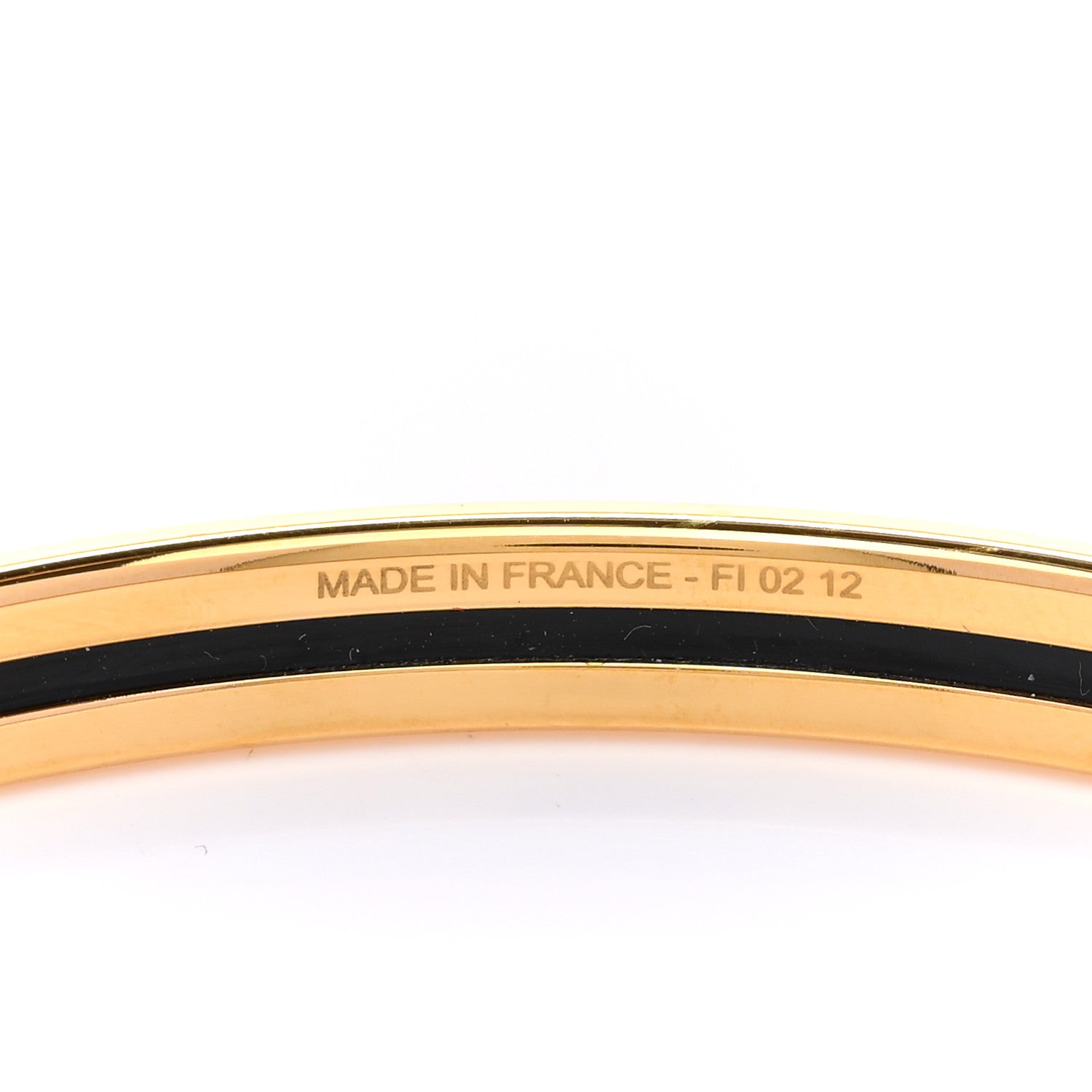Hermes Enamel Printed Extra Narrow Bracelet 65 5 of 6