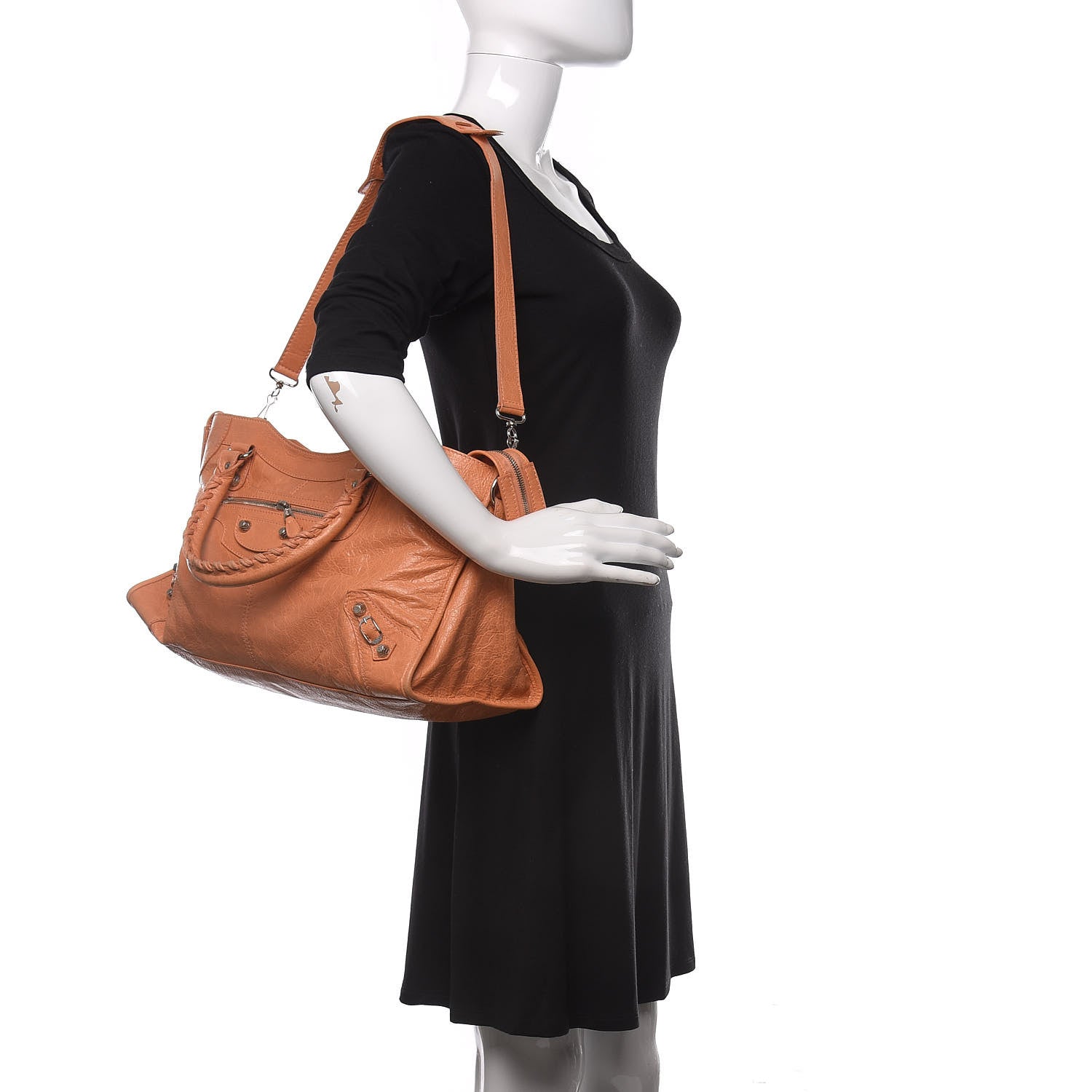 Balenciaga Agneau Giant 12 Silver Hardware Part Time Rose Blush 2 of 14