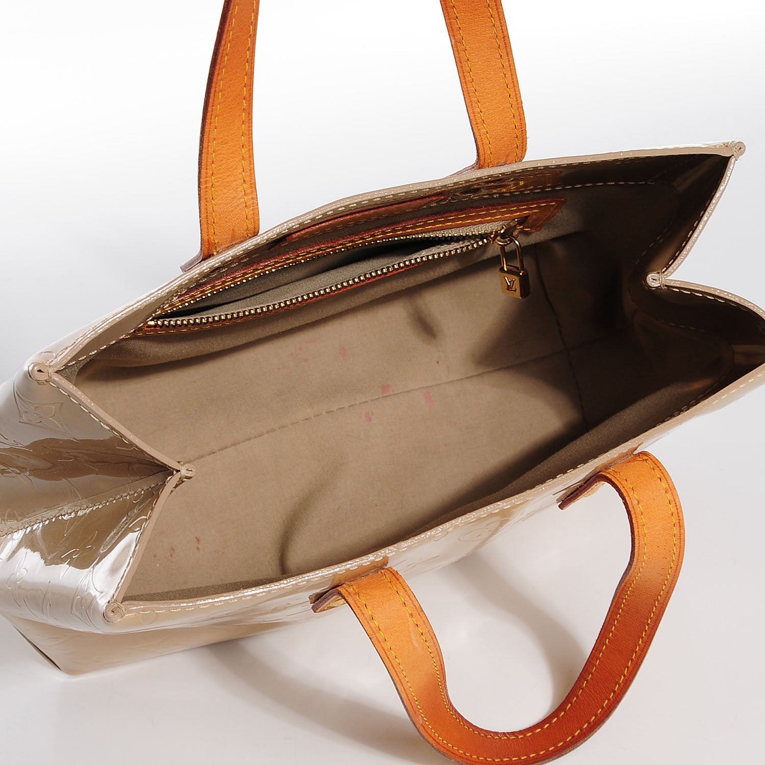 Louis Vuitton Vernis Reade PM Beige 5 of 7