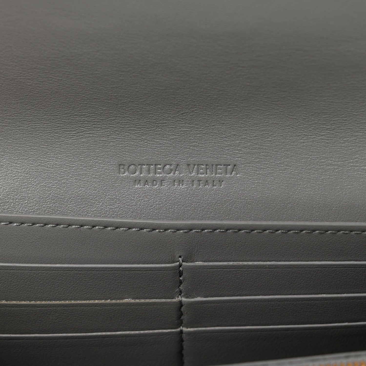 Bottega Veneta Nappa Intrecciato Flap Wallet Grey 6 of 7