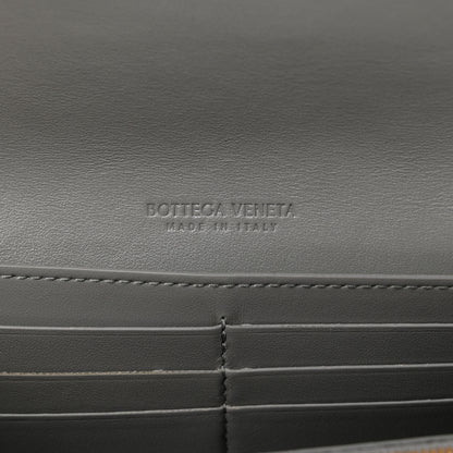 Bottega Veneta Nappa Intrecciato Flap Wallet Grey 6 of 7