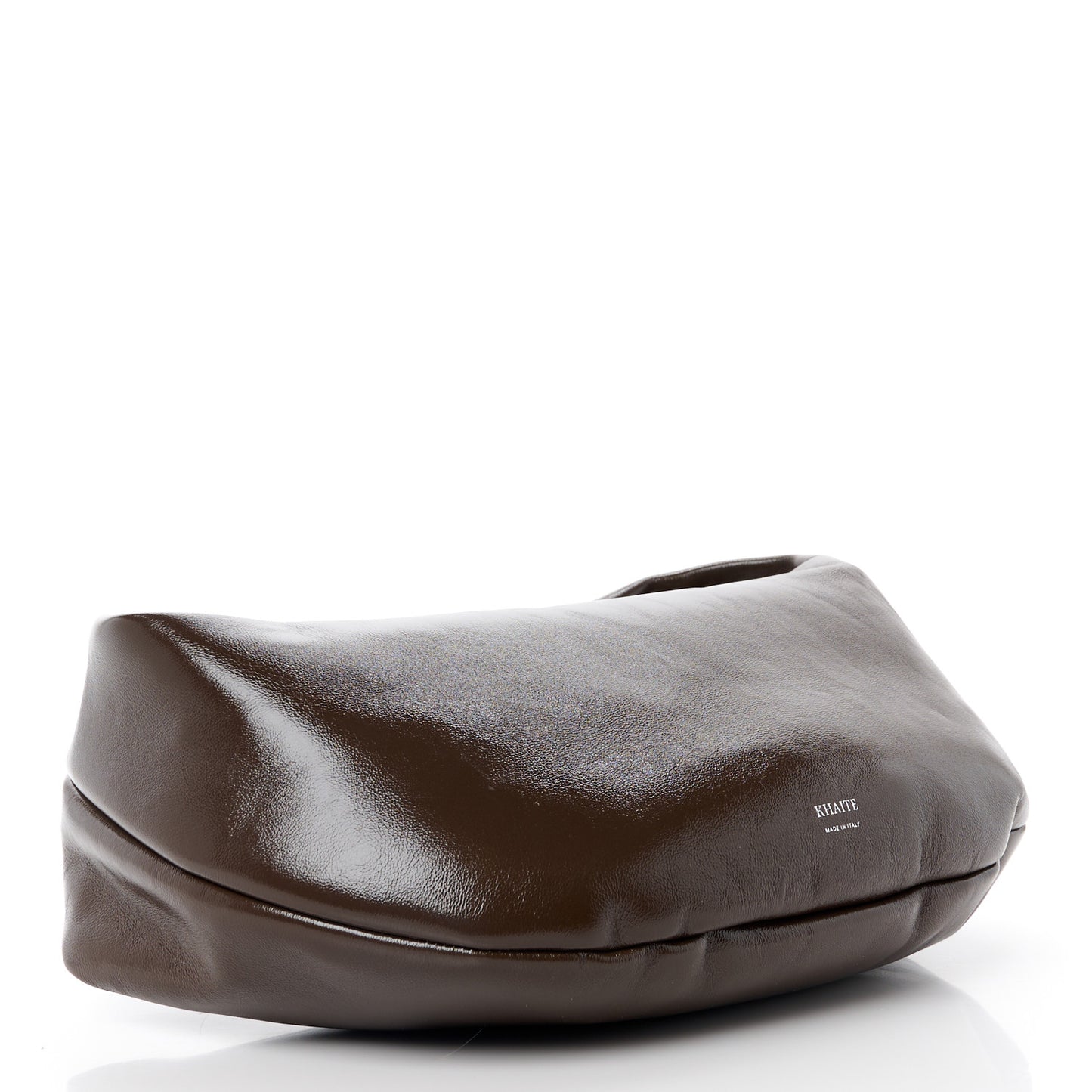 Crackle Patent Medium Olivia Hobo Chestnut