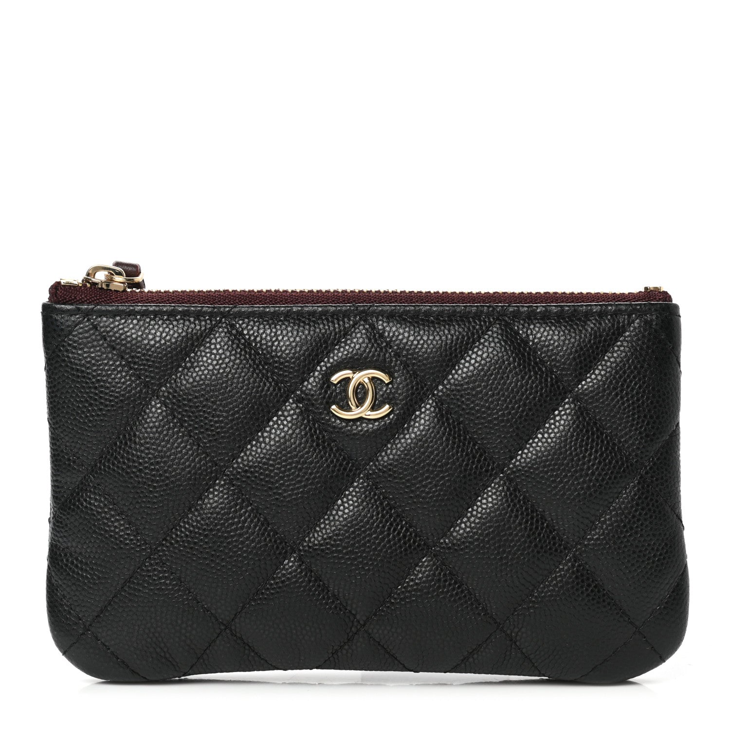 Chanel Caviar Quilted Small Cosmetic Case Black 1 of 9