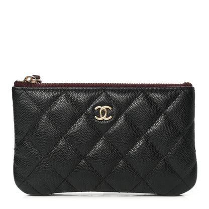 Chanel Caviar Quilted Small Cosmetic Case Black 1 of 9