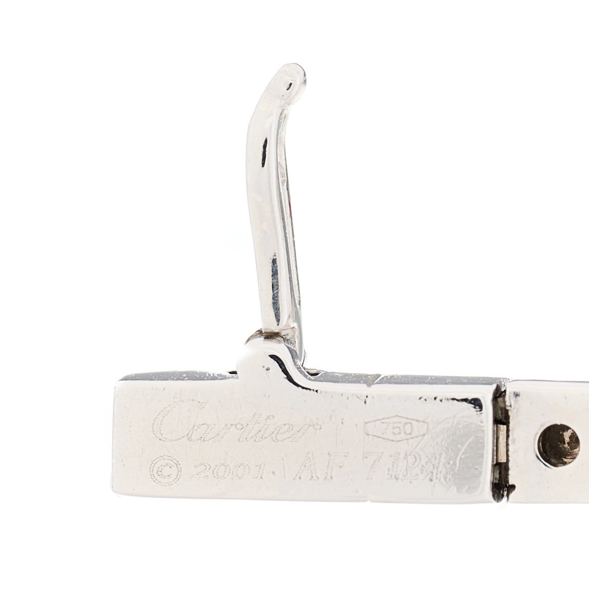 18K White Gold Lanieres Bracelet