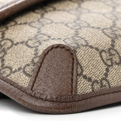 Gucci GG Supreme Monogram Neo Vintage Web Belt Bag Brown 9 of 11